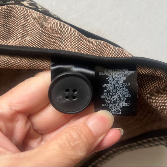 Sanctuary Carly Houndstooth One-Button Blazer Sz L - Picture 5 of 9